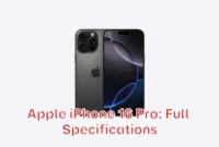 Apple iPhone 16 Pro: Full Specifications