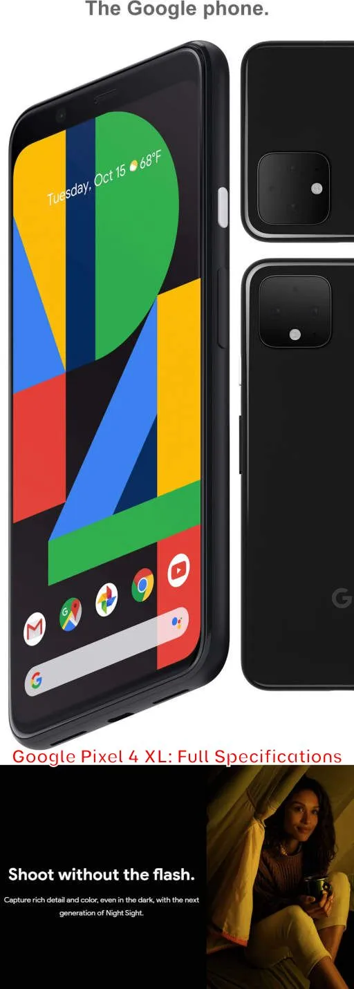 Google Pixel 4 XL: Full Specifications