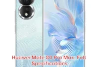 Huawei Mate 80 Pro Max: Full Specifications