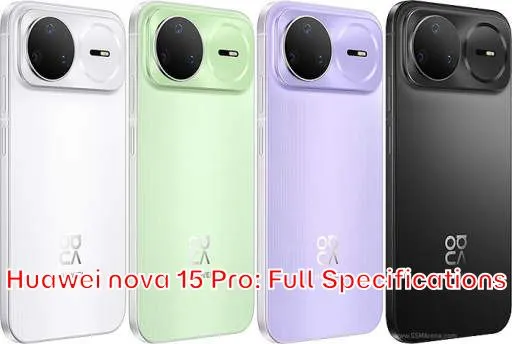 Huawei nova 15 Pro: Full Specifications