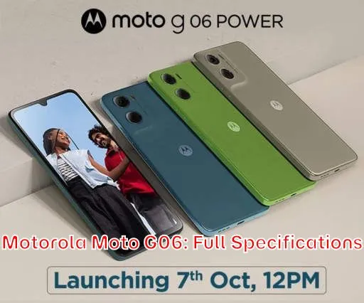 Motorola Moto G06: Full Specifications