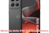 Motorola Moto G15: Full Specifications