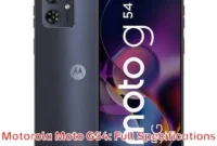 Motorola Moto G54: Full Specifications