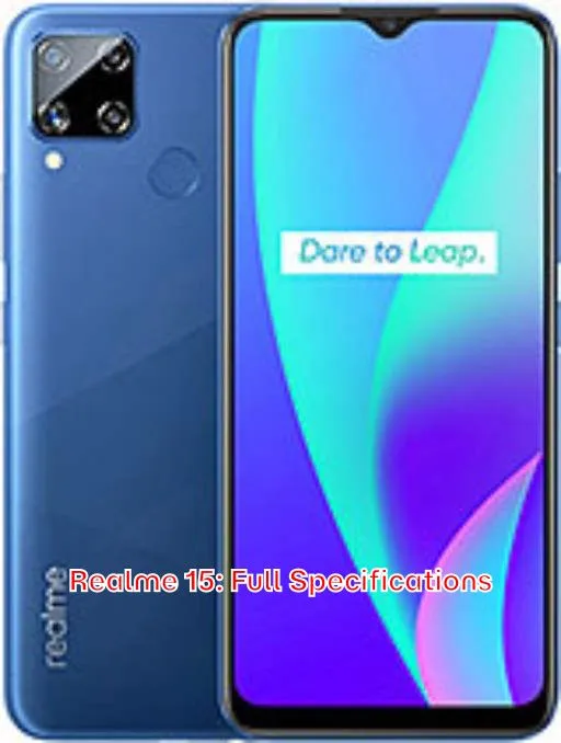 Realme 15: Full Specifications
