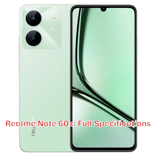 Realme Note 60x: Full Specifications