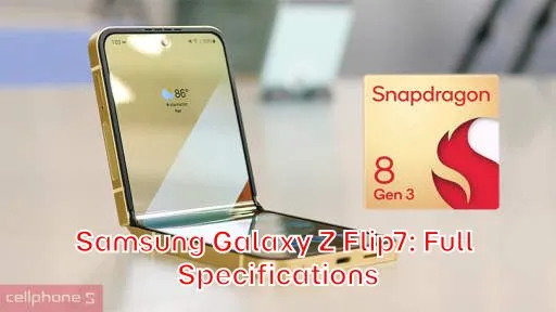Samsung Galaxy Z Flip7: Full Specifications