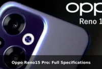 Oppo Reno15 Pro: Full Specifications