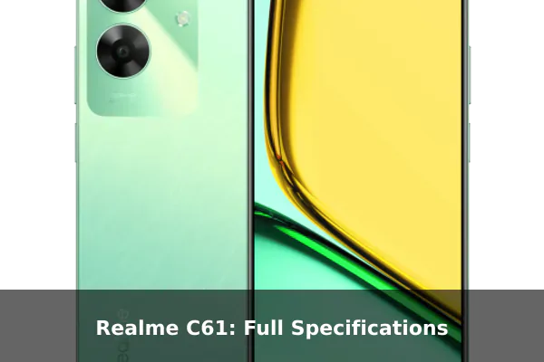 Realme C61: Full Specifications