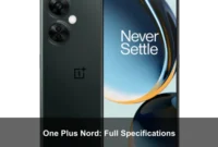 One Plus Nord: Full Specifications