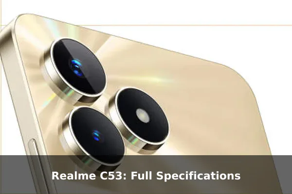 Realme C53: Full Specifications