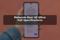 Motorola Razr 40 Ultra: Full Specifications Motorola Razr 40 Ultra: Full Specifications