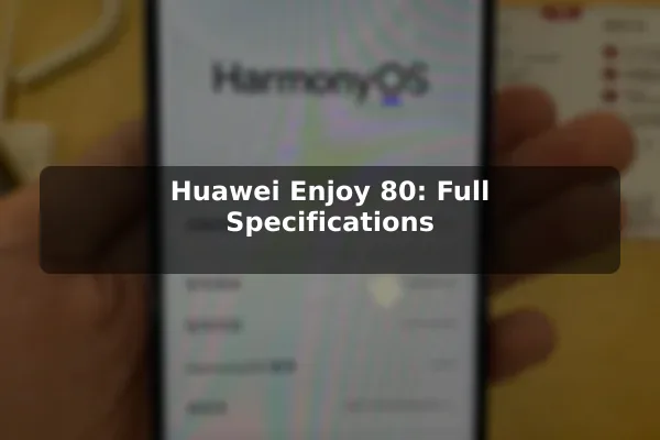 Huawei Enjoy 80: Full Specifications