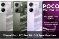 Xiaomi Poco M7 Pro 5G: Full Specifications Xiaomi Poco M7 Pro 5G: Full Specifications