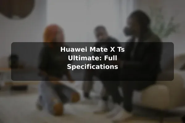 Huawei Mate X Ts Ultimate: Full Specifications