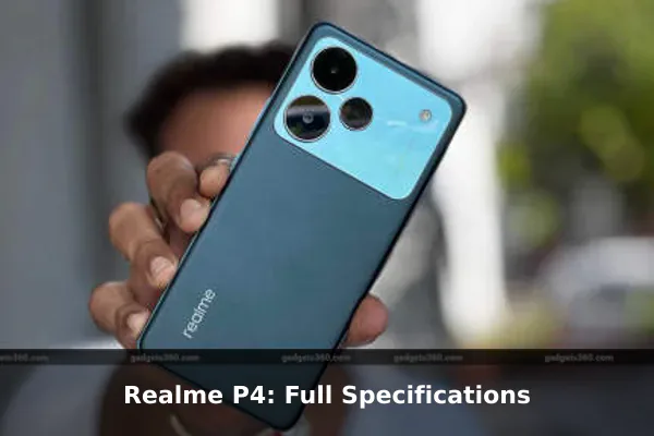 Realme P4: Full Specifications