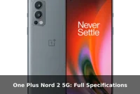 One Plus Nord 2 5G: Full Specifications